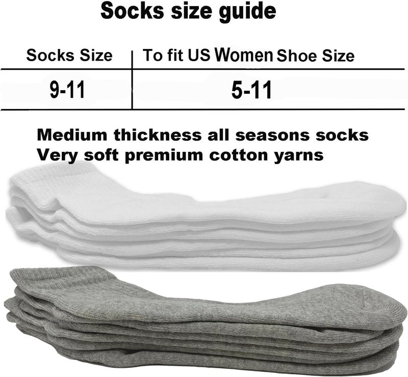 Glory Max 6 Pairs Women Ankle Socks Cotton Solid Color with Cushion for Athletic Running - Image 4